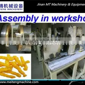 Fried Nik Nak /corn Curl Kurkure/ Cheetos Snack Food Making Machine thumbnail-1