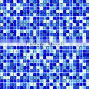 Blue Color Glass Mosaic Tile thumbnail-1