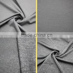 Super Soft and Light Weight Demin Blue Color Nylon Polyester Lycra Melange Fabric for Gym Wear thumbnail-5