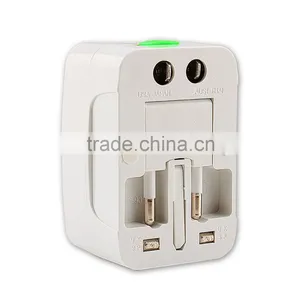 Universal Travel Plug Socket Adapters All in 1 Travel Worldwide US UK AU EU FR DE ES SG BR RU CA NZ IT CL MX Electrical Power Pl thumbnail-2
