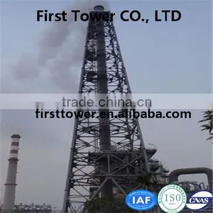 Chimney Steel Tower for Waste Gas or Smoke Emissions thumbnail-1