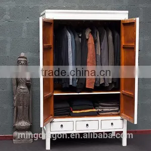 Bed Room Furniture,solid Wooden Wardrobe, thumbnail-2