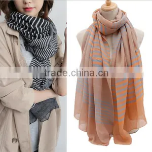 Custom Design Digital Print Excellent 100% Silk Scarf Bound thumbnail-3