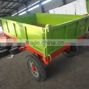 2T Farm Dump Trailer, Tractor Tipping Trailer, thumbnail-3