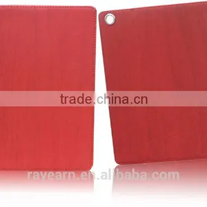 Best Selling Item Tablet Case With Wooded Grain PU Cover For IPad thumbnail-2