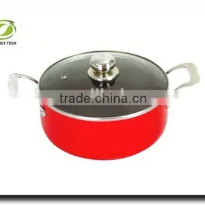 Stock Pot Type Aluminum Non Stick Coating Casserole Dish With LId thumbnail-1