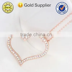 Fashion High Quality Crystal Double Chain Neckace thumbnail-3