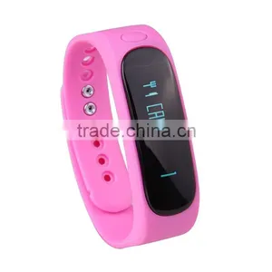 Factory IP67 Waterproof E02 Pedometer Calorie Counting Smart Bluetooth Bracelet thumbnail-1