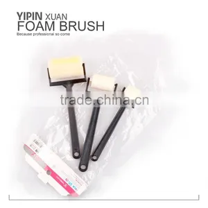 3pcs High Quality Plastic Handle Foam Paint Roller Brush thumbnail-4