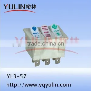 2013 Newest Style PA66 ON OFF 9Pin KCD3 5A Rocker Switch T120 thumbnail-1