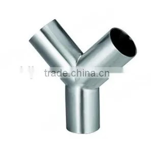 Stainless Steel Sanitary Tee 4 Inch Stainless Steel Pipe Tee Equal Tee thumbnail-1