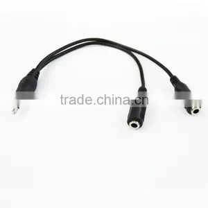 Factory Price Audio 1 Male to 2 Female RCA Spliter for Mobilephone/computer/game Player thumbnail-5