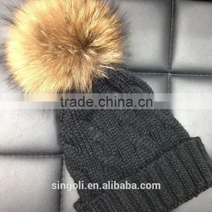 2015 Fashion Hot Sell Sidonie Pom Beanie thumbnail-3