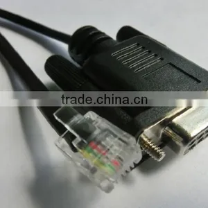 Durable DB9 F to RJ11/6P6C Flat CABLE thumbnail-1