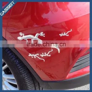 3d Visual Gecko Car Decoration Custom Sample Car Sticker Design thumbnail-1