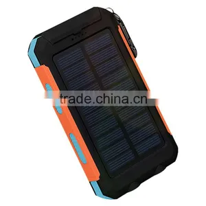 New Products 2016 8000mah Mobile Solar Charger Waterproof Power Bank With Compass thumbnail-1