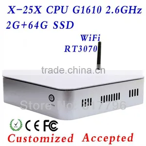 Industrial Itx Case ,aluminium pc Case Mini pc Terminal G1610 Cpu Dual Core Only 12V Safe to Your Family !! thumbnail-1