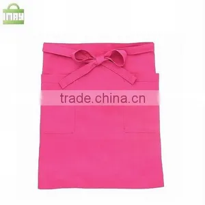 100% Cotton Waist Apron,half Apron With Pocket thumbnail-1