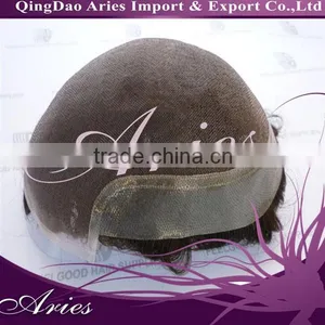 Top Quality Human Hair Toupee for Men /natrual Hairline Mens Toupee Cheap Real Human Hair Toupee for Men thumbnail-2