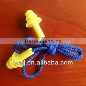 2016 CE Silicone Ear Plugs With Cord Reusable Ear Plugs With High Quality Ear Plugs Manufacturer thumbnail-1