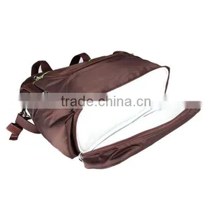 Durable Waterproof Mummy Tote Diaper Bag With Food Compartment thumbnail-6