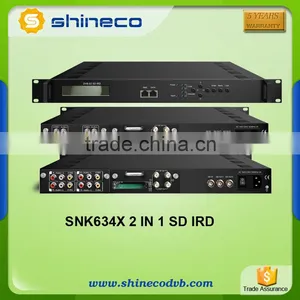IPTV IRD Headend Digital Satellite Receiver SD Descrambler IRD thumbnail-1