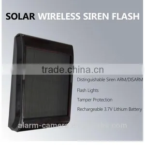 Intelligent Wireless Outdoor Solar Siren With Waterproof,support Alarm Fuction With Wireless Alarm External Siren thumbnail-1