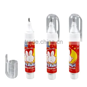 High Quality Metal Tip Office Correction Pen (HY-610A) Liquid Corrector 5ml White thumbnail-1