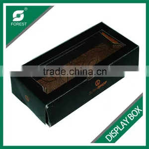 FOOD INDUSTRY PE COATED FOOD DISPLAY BOX BLACK PVC WINDOW FOOD CONTAINERS WHOLESALE Quality Choice thumbnail-5