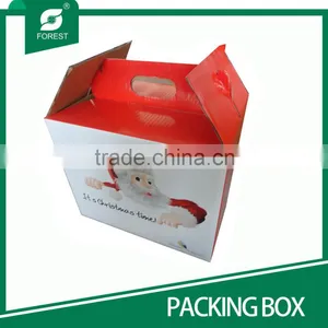 RECYCABLE PAPER BOX WITH HANDLE CUSTOM MADE thumbnail-1