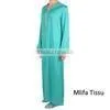 China Direct Factory Colorful Wool Handfeeling Acrylic Viscose MLIFA Abaya Fabric thumbnail-1
