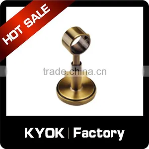 KYOK Package Of 2 Curtain Rail Rod Support Bracket Black Metal 28mm,Home Decoration Fancy Curtain Accessories thumbnail-6