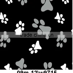 Lovely Footprint Print Fannel Fleece Fabric thumbnail-1