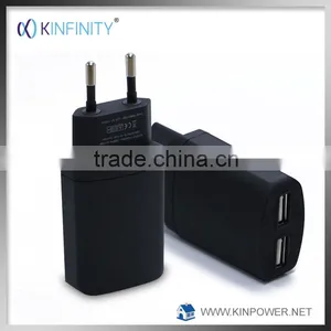 New Style 2.1A USB Rubber Wall Charger for Mobile Phone thumbnail-1