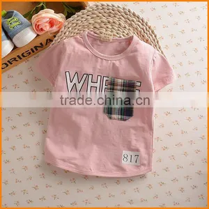2016 South Korean Children's Summer T-shirt T-shirt Cotton Small Men and Women Wear Short Sleeved on Behalf of a Child thumbnail-4