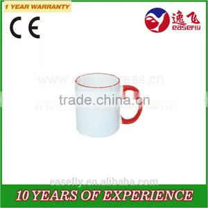 11oz Edge Color Cup, Sublimation Coffee Mug, Sublimation Milk Mug & Cup thumbnail-1