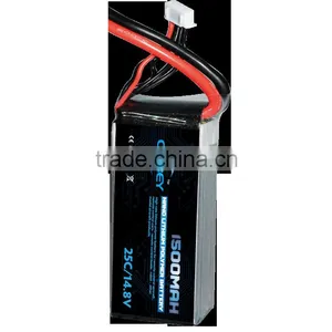 High Rate C 1500mah Ultra Thin Lipo Battery 7.4v 50c Lipo for rc Drift Car Lipo Battery Pack Supplier's Choice thumbnail-4