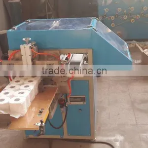 High Quality Semi-automatic Multi Rolls Toilet Tissue Wrapping Machine thumbnail-6