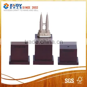 Lighted Trophy Base, Wood Trophy Base, Wood Trophy Holder thumbnail-1