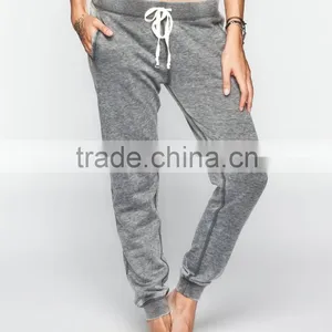 100% Cotton Frech Terry or Fleece Acid Washed Jogger Pants for Women thumbnail-2
