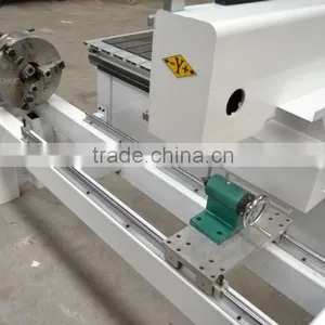 High Quality Wood Cnc Router With Rotary Device / Cylinder Engraving Machine for Sale thumbnail-5