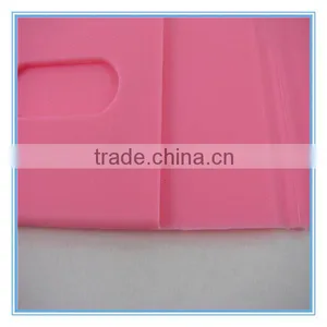 New Product Pink Color Folding Silicone Bank Card Wallet thumbnail-1