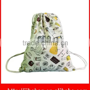 2016 Recycled Canvas Cotton Oxford Drawstring Bag thumbnail-5