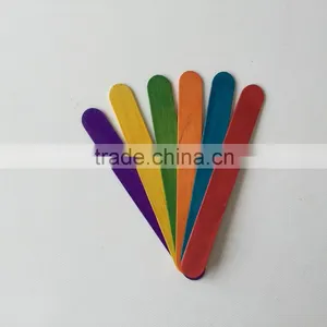 Flat Round Wooden Craft Sticks thumbnail-1