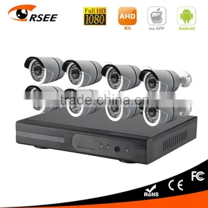 2016 Hot Product 8ch DVR Kit With 1080P AHD Cameras Security Alarm System thumbnail-2