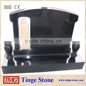 Japanese Tombstone Black Granite Grave Monuments From TMG-Tingestone thumbnail-1