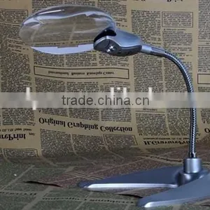 LED Lighted Flexible Desktop Magnifier/magnifying Glasses Hands Free thumbnail-1