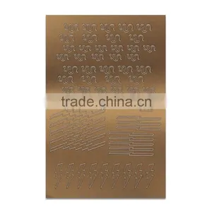 Reusable Matte Metallic Nail Stencil Sticker thumbnail-5