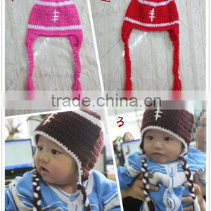 Cute Toddler Crochet Hat Pattern Handmade Baby Football Hats 2013 thumbnail-1