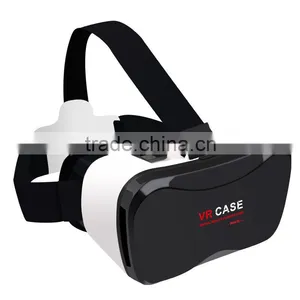 3D VR BOX Virtual Reality VR Glasses Case Plus Head Mount Cardboard With Remote Control thumbnail-1
